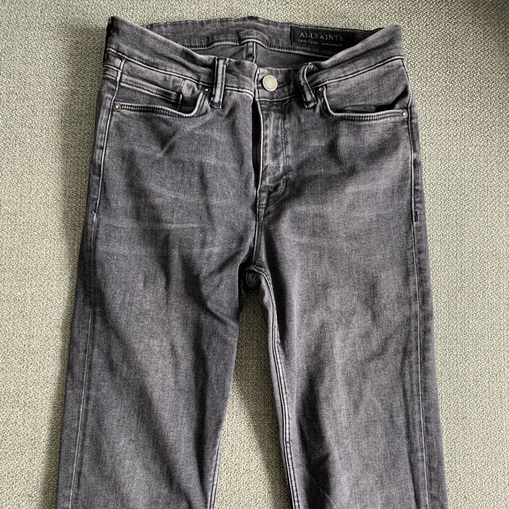 AllSaints Grace Body Shaping Skinny Mid-Rise Jeans